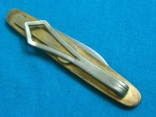 VINTAGE HAS THE EDGE CAMILLUS NEW YORK USA EQUAL END CIGAR JACK FOLDING POCKET KNIFE KNIVES OLD