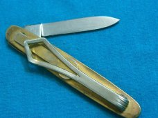 VINTAGE HAS THE EDGE CAMILLUS NEW YORK USA EQUAL END CIGAR JACK FOLDING POCKET KNIFE KNIVES OLD