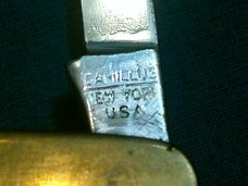 VINTAGE HAS THE EDGE CAMILLUS NEW YORK USA EQUAL END CIGAR JACK FOLDING POCKET KNIFE KNIVES OLD