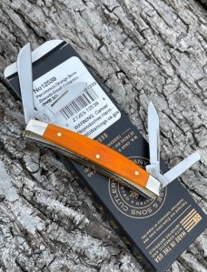 CASE XX ** SFO 2023 PERSIMMON ORANGE SMALL 4 BLADE CONGRESS