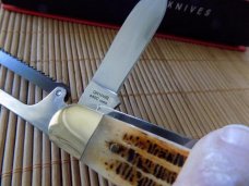 Queen Stag Gamecock Three blade knife QN10WB Knife---China