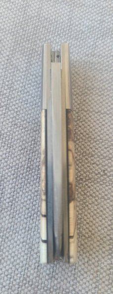 Dymtro Zuznietsov Crosscut Mammoth Wharnie Barlow..Damasteel.3.125" clsd...patch..elongated bolsters