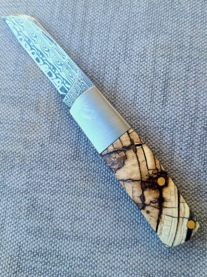 Dymtro Zuznietsov Crosscut Mammoth Wharnie Barlow..Damasteel.3.125" clsd...patch..elongated bolsters