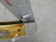 Case XX SS USA 2 Dot 1988 Stag 5254 SS Trapper Junior Johnson Commemorative Knife in Box