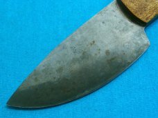 CUSTOM FORGED ML MATTHEW LESNIEWSKI HUNTING SKINNING FIXED BLADE SURVIVAL EDC KNIFE KNIVES SHEATH