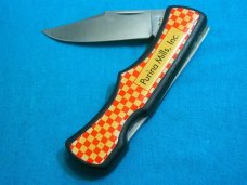 IMPERIAL IRELAND PURINA MILLS AD ADVERTISING STAINLESS CAMPING SURVIVAL FOLDING POCKET KNIFE KNIVES