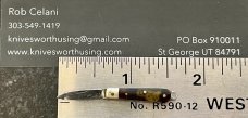 Vintage Miniature Folding Knife, Germany Or England, Tortoise Shell Handle, Tiny Mini Fob