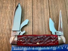 Schatt and Morgan Scout Knife Crimson Jigged Bone 2006