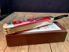 Schatt and Morgan Scout Knife Crimson Jigged Bone 2006