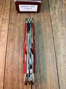 Schatt and Morgan Scout Knife Crimson Jigged Bone 2006