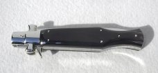 NEW AGA CAMPOLIN 11" ( BLACK WIDOW ) HORN NICKEL SILVER COMPONMENTS 5MM BLADE MANIAGO ITALY