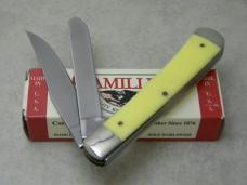 Camillus New York USA 717Y  "Yello-Jaket" Trapper Knife NIB