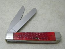 Case XX SS USA 2 Dot 1988 Red Bone 6254 SS Trapper Bill Elliott Commemorative Knife in Box