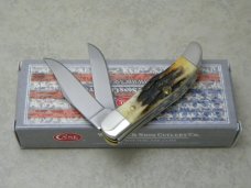 Case XX USA 2020 Stag 52165 SS Tiny Folding Hunter Knife in Box