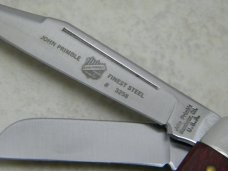 John Primble Manchester, OH USA 3258 Wood Stockman Knife in Box