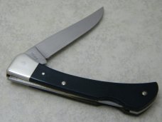 Parker Frost USA 1978-6 Black Saw Cut Delrin Lockback Knife