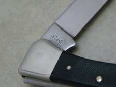 Parker Frost USA 1978-6 Black Saw Cut Delrin Lockback Knife