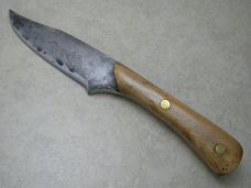 *Custom* Red Tail Forge Works by Anthony Martin Cherry Brut de Forge Fixed Blade Sheath Knife in Box