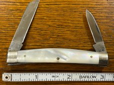 I*XL Wostenholm 2-Blade Congress Knife w/MOP Scales England 
