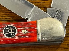 J. A. Henckels 2-Blade Copperhead w/Jigged Red Bone Scales Germany