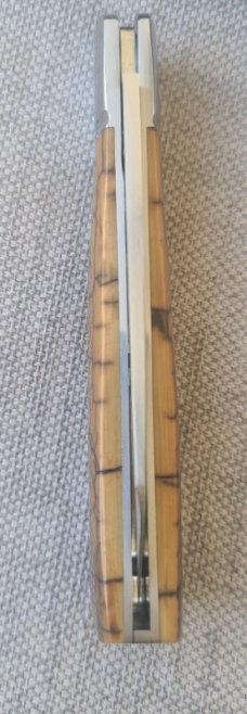 Bobby Toole Crackle Mammoth Native ...Cpm154...fluted integral doved bolsters..3 7/8""..coa & pouch 