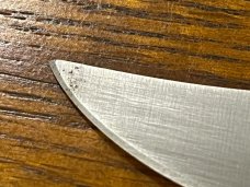 02 Parker-Edwards Trailing Point Hunting Knife w/Stainless Steel Blade & Gnarly Stag Scales A175SS