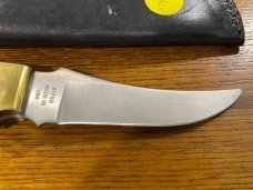 02 Parker-Edwards Trailing Point Hunting Knife w/Stainless Steel Blade & Gnarly Stag Scales A175SS