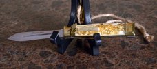 White Handled Bullfighter Lever Lock