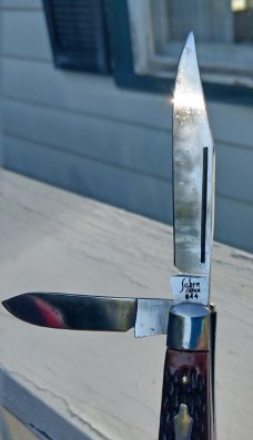 Vintage Sabre 644 Stainless 3-Blade Stockman Folding Pocket Knife