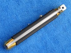 New 11" Italian Style "Mafia Godfather" Stiletto blackHorn handles 