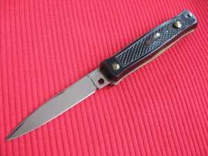 Vintage French Gimel-Bargeon Button Open/Close Small Stiletto Knife