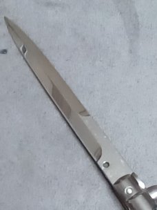 11" G10 scales Italian Stiletto. Frank Beltrame 