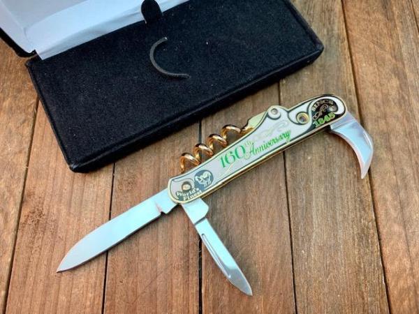 Hen and Rooster Bartender Knife 160th Anniversary Cloisonne Stanhope Lens Hen and Rooster Bartender Knife 160th Anniversary Cloisonne Stanhope Lens