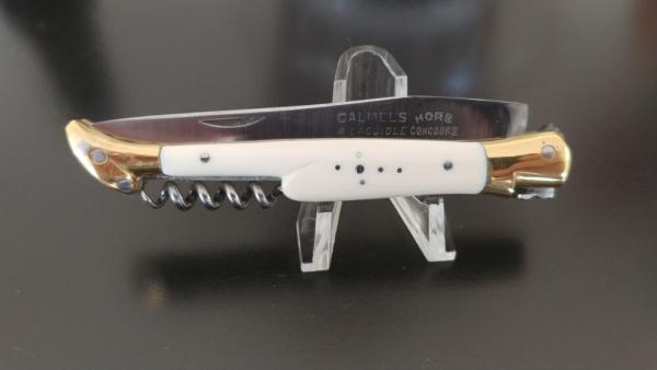 Lagioule Mammouth Ivory with awl and cork screw 