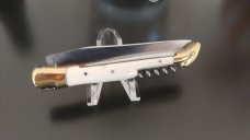 Lagioule Mammouth Ivory with awl and cork screw 