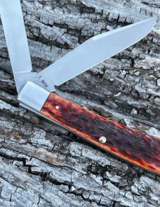 CASE XX ** 2021 TONY BOSE COLLABORATION CHESTNUT BONE 154CM HT TRAPPER 50 MADE