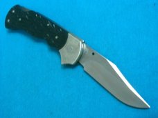 VINTAGE 1988 HARLEY DAVIDSON HD1 USA LOCKBACK BEARHEAD FOLDING HUNTER POCKET KNIFE KNIVES OLD SHEATH