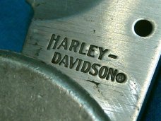 VINTAGE 1988 HARLEY DAVIDSON HD1 USA LOCKBACK BEARHEAD FOLDING HUNTER POCKET KNIFE KNIVES OLD SHEATH