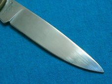PRIMA PORTLAND OR PURINA MILLS AD ADVERTISING CAMPING SURVIVAL FOLDING POCKET KNIFE KNIVES OLD