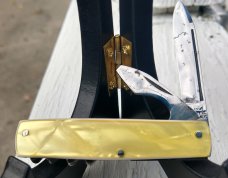 Vintage Utica Cutlery NY Pocket Knife With Corkscrew