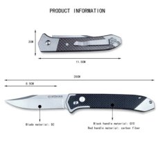 Boker 440 Satin Finish G10 Handle 