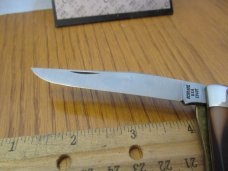 Schrade Rough Saw Cut Delrin USA Made Gunstock LinerLock Trapper Model 194OT