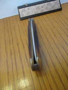 Schrade Rough Saw Cut Delrin USA Made Gunstock LinerLock Trapper Model 194OT