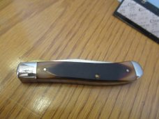 Schrade Rough Saw Cut Delrin USA Made Gunstock LinerLock Trapper Model 194OT