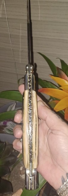 AGA CAMPOLIN AIK CUSTOM SWINGUARD WITH MAMMOTH IVORY 