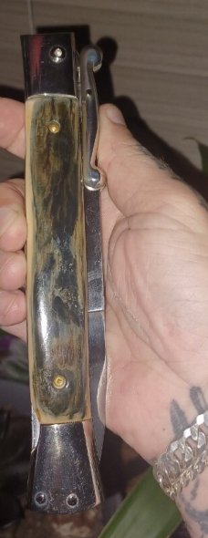 AGA CAMPOLIN AIK CUSTOM SWINGUARD WITH MAMMOTH IVORY 