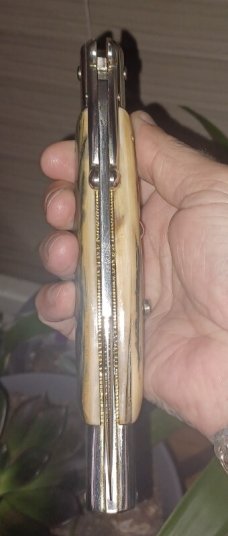AGA CAMPOLIN AIK CUSTOM SWINGUARD WITH MAMMOTH IVORY 