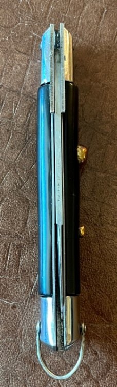 Rare Rizzuto Estileto Milano 8.5 Inch Batwing Guards Single Pin Switchblade Knife 
