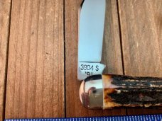 Winchester 3 Back Spring Swell Center Whittler Stag 1991 #3904
