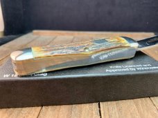 Winchester 3 Back Spring Swell Center Whittler Stag 1991 #3904